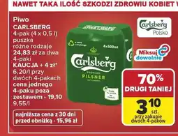 Carrefour Piwo Carlsberg Premium Pilsner 4-pak oferta
