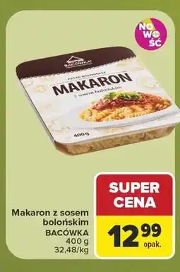 Carrefour Makaron z sosem bolońskim Bacówka oferta