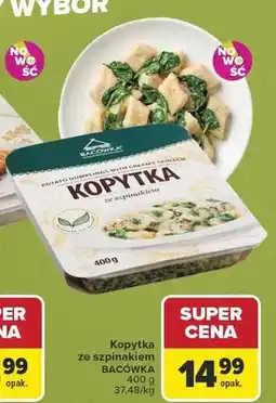 Carrefour Kopytka ze szpinakiem Bacówka oferta