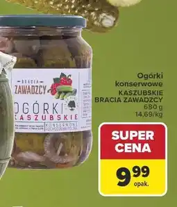 Carrefour Ogórki konserwowe Kaszubskie Bracia Zawadzcy oferta