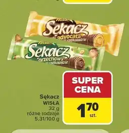 Carrefour Sękacz o smaku advocata w czekoladzie Wisła oferta