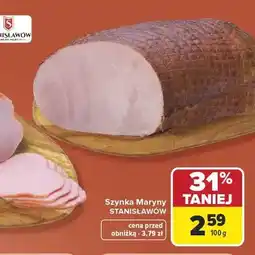 Carrefour Szynka Maryny Stanisławów oferta