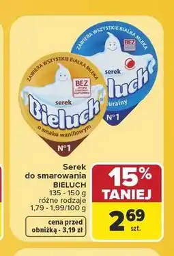 Carrefour Serek do smarowania Bieluch o smaku waniliowym oferta