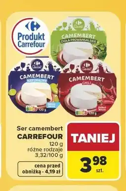 Carrefour Ser camembert Carrefour Classic naturalny oferta