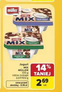 Carrefour Jogurt Mix z gwiazdkami czekoladowymi Müller oferta