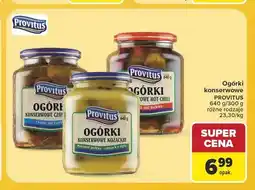 Carrefour Ogórki konserwowe czosnkowe Provitus oferta