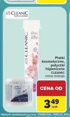Carrefour Płatki kosmetyczne Cleanic Pure Effect oferta