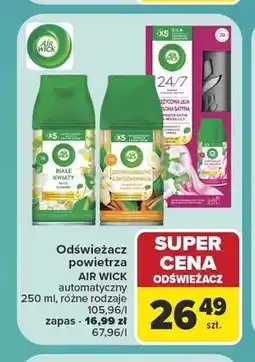 Carrefour Odświeżacz powietrza automatyczny zapas Drzewo sandałowe i zmysłowa wanilia Air Wick oferta