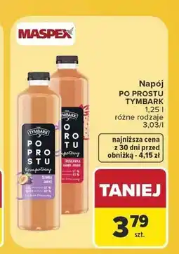 Carrefour Napój Tymbark Po Prostu Śliwka Jabłko oferta