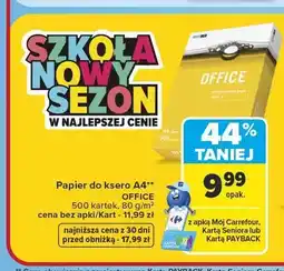 Carrefour Papier do ksero A4 Office 500 kartek oferta