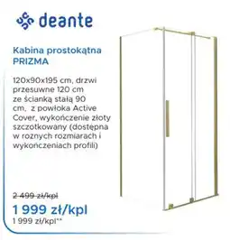 Blu Kabina prostokątna PRIZMA oferta