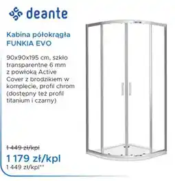 Blu Kabina półokrągła FUNKIA EVO oferta