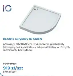 Blu Brodzik akrylowy IO SKIEN oferta