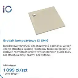 Blu IO SMIG Brodzik kompozytowy oferta