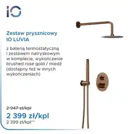 Blu Zestaw prysznicowy IO LUVIA oferta