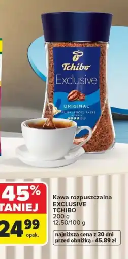 Carrefour Kawa rozpuszczalna EXCLUSIVE TCHIBO oferta