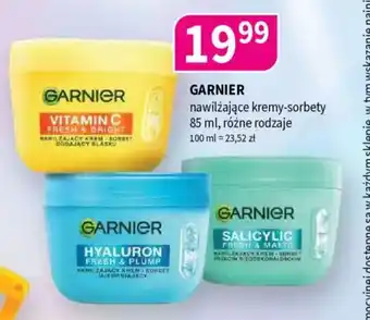 Garnier nawilżające kremy-sorbety