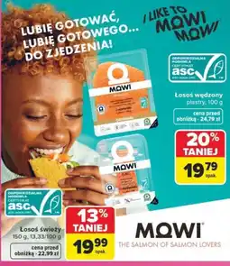 Carrefour Łosoś wędzony oferta