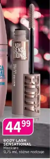 Drogerie Polskie Body lash sensational maskara oferta