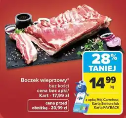 Carrefour Boczek wieprzowy bez kości oferta