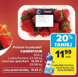 Carrefour Polskie truskawki CARREFOUR oferta