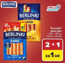 Carrefour Parówki BERLINKI oferta