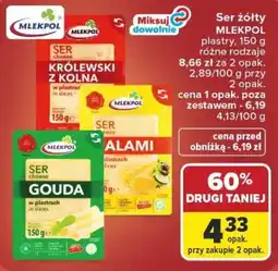 Carrefour Ser żółty MLEKPOL oferta