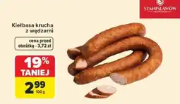 Carrefour Kiełbasa krucha z wędzarni oferta