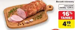 Carrefour Boczek rolowany oferta