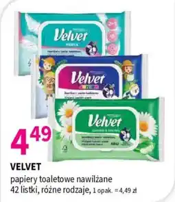 Drogerie Polskie VELVET papiery toaletowe nawilżane oferta