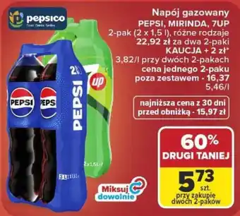 Napój gazowany PEPSI, MIRINDA, 7UP