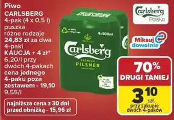 Carrefour Piwo CARLSBERG oferta