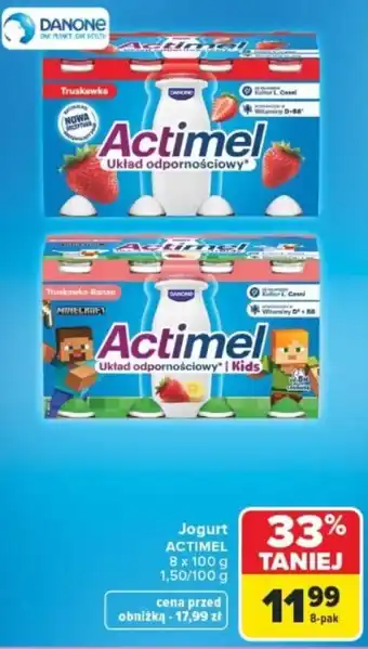Carrefour Jogurt ACTIMEL oferta