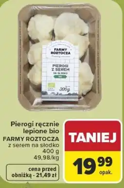 Carrefour FARMY ROZTOCZA Pierogi z serem na słodko oferta