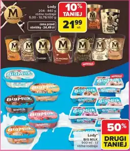 Carrefour Lody BIG MILK oferta