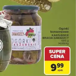 Carrefour Ogórki konserwowe kaszubskie bracia zawadzcy oferta