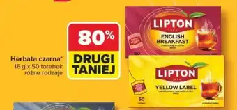 Carrefour Herbata czarna lipton oferta