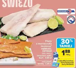 Carrefour Filety z morszczuka mrożone HERRING, KRYMAR oferta