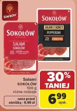Carrefour Salami Sokołów oferta