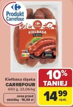 Carrefour Kiełbasa Śląska Carrefour oferta