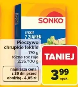 Carrefour Pieczywo chrupkie lekkie oferta