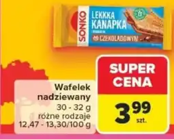 Carrefour Wafelek nadziewany oferta