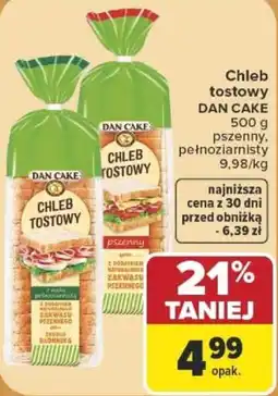 Carrefour Chleb tostowy DAN CAKE oferta