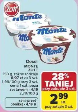 Carrefour Deser MONTE ZOTT oferta