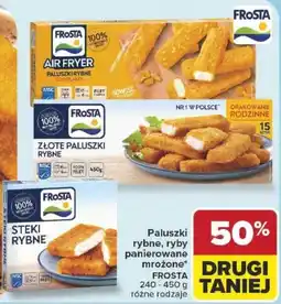 Carrefour Paluszki Rybne, ryby panierowane mrożone Frosta oferta