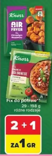 Carrefour Knorr Fix do potraw oferta