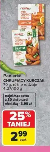 Carrefour Panierka CHRUPIĄCY KURCZAK oferta