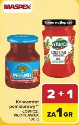 Carrefour Koncentrat pomidorowy Łowicz, Włocławek oferta