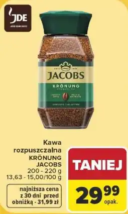 Carrefour Kawa rozpuszczalna KRÖNUNG JACOBS oferta