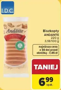 Carrefour Biszkopty ANDANTE oferta